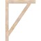 Ekena Millwork Traditional Block Smooth Bracket, Douglas Fir, 3 1/2"W x 34"D x 46"H BKT04X34X46TRA05SDF - alternate 2